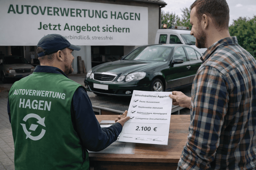 Jetzt Angebot sichern – Ihr direkter Einstieg in die Autoverwertung Hilden